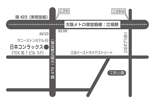 地図：西日本支店
